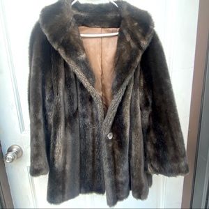 Tissavel France, Faux Fur coat, 100% acrylic